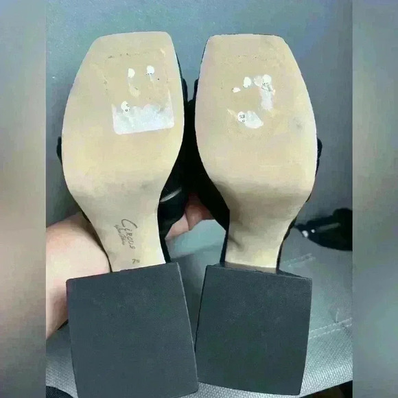 Circus NY by Sam Edelman Black Women Marianna Chunky Heeled Sandal Size 7.5 NWOB - Picture 8 of 10